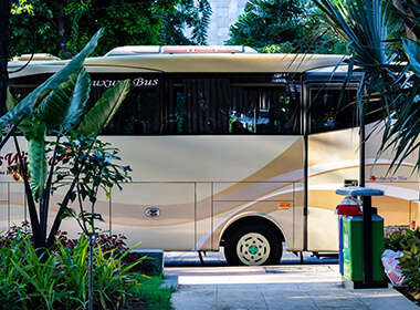 jacksonville charter bus exterior